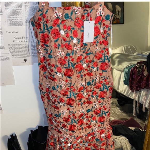 lovers and friends under the stars midi dress